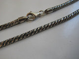 Oxidized Sterling Silver 3mm Rope Chain