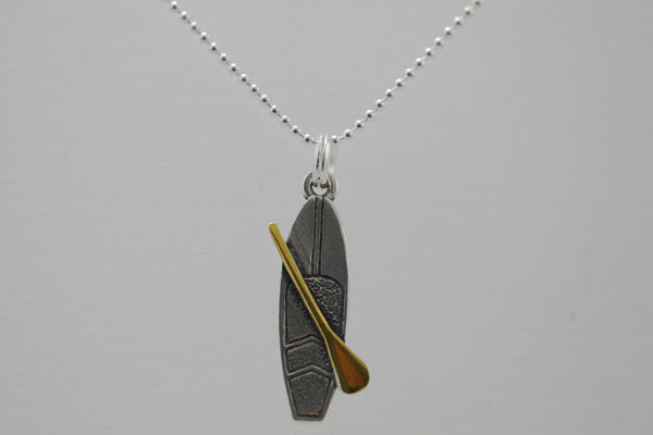 SUP Stand Up Paddle Board Necklace by Shantica Jewelry