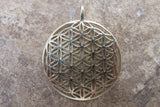 Gold filled Extra Large Flower of Life Pendant