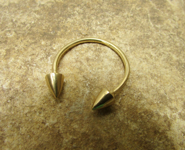 Open Spike Ring in Goldfilled